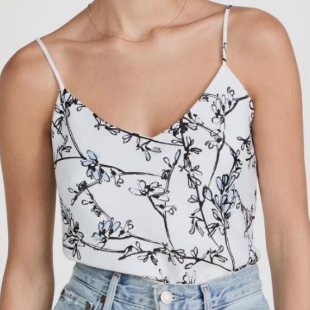 Club Monaco Kora Cami Top Floral Print Size L